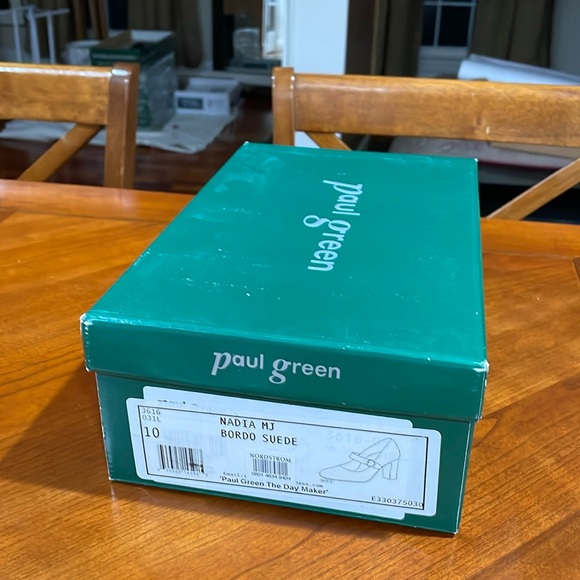 Paul Green Nadia MJ Bordo Suede size 10, as close to new as possible as uses - Picture 6 of 7